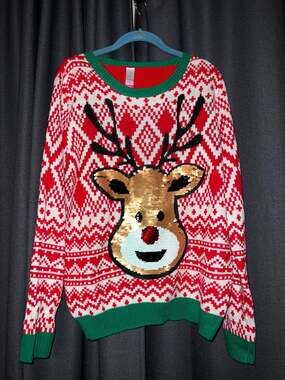 Ugly Christmas Sweater Xmas Size XL